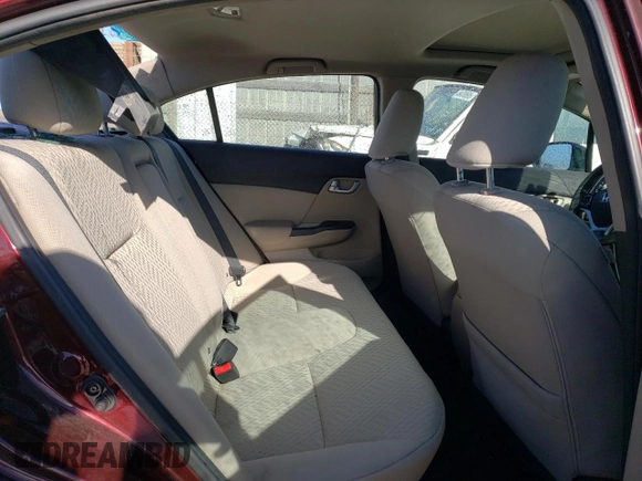 2015 Honda Civic EX with VIN 19XFB2F86FE241381, listed as a Copart auction lot 49438605 with 148,567 mi miles and Salvage Title. Bid and sale history available at DreamBid. Image 10.