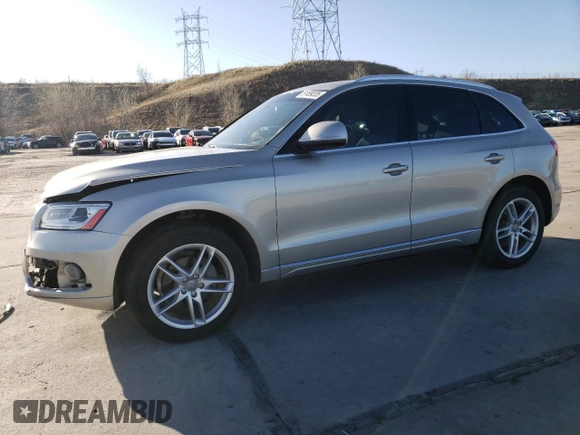 2015 Audi Q5 Premium Plus with VIN WA1LFAFP4FA034753, listed as a Copart auction lot 51499335 with 101,255 mi miles and Salvage title. Bid and sale history available at DreamBid. Image 1.