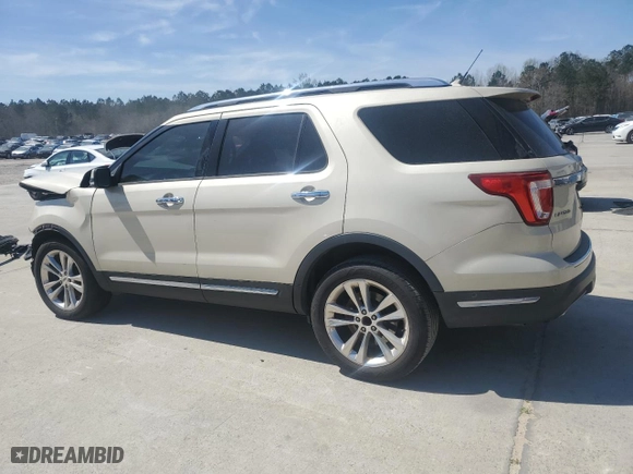 2018 Ford Explorer Limited with VIN 1FM5K7FH2JGB52386, listed as a Copart auction lot 49624745 with 126,242 mi miles and Salvage Title. Bid and sale history available at carsss.com. Image 2.
