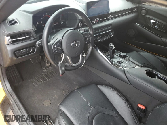 2023 Toyota Supra 3.0 with VIN WZ1DB0G04PW059661, listed as a Copart auction lot 62336385 with 9,293 mi miles and Clean title. Bid and sale history available at DreamBid. Image 8.