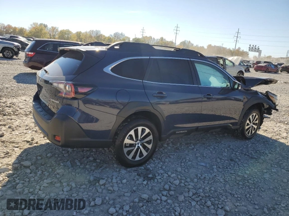 2025 Subaru Outback Premium with VIN 4S4BTAFC3S3125692, listed as a Copart auction lot 76790004 with 0 mi miles and Salvage Title. Bid and sale history available at carsss.com. Image 3.