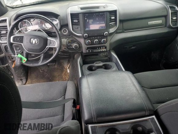 2022 Ram 1500 Big Horn with VIN 1C6SRFFM4NN351524, listed as a Copart auction lot 45942005 with 58,828 mi miles and Salvage Title. Bid and sale history available at carsss.com. Image 8.