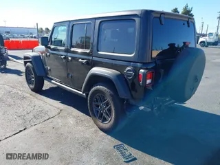2024 Jeep Wrangler Willys with VIN 1C4PJXDN6RW109051, listed as a IAAI auction lot 41349935 with 13,128 mi miles. Bid and sale history available at carsss.com. Image 3.