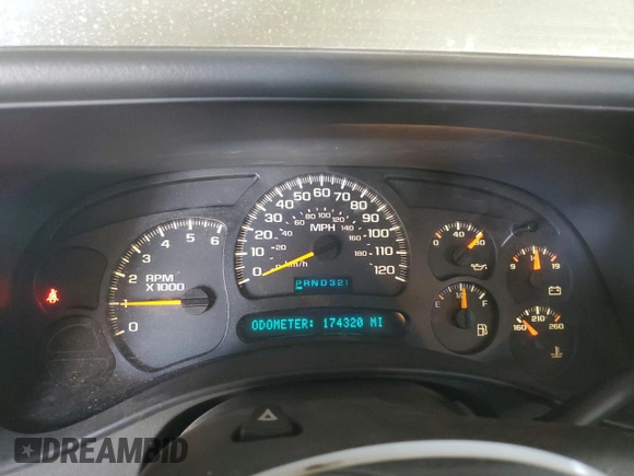 2005 GMC Yukon XL SLT with VIN 1GKFK16Z05J142421, listed as a Copart auction lot 46120865 with 174,320 mi miles and Salvage Title. Bid and sale history available at carsss.com. Image 9.
