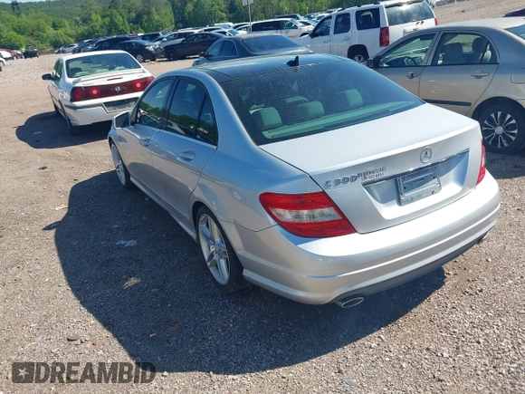 2010 Mercedes-Benz C 300 Sport with VIN WDDGF5EB2AA390184, listed as a IAAI auction lot 42153744 with 131,564 mi miles and . Bid and sale history available at DreamBid. Image 3.