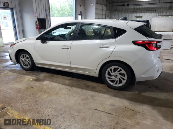 2024 Subaru Impreza с VIN JF1GUABC8R8244872, выставлен на аукционе Copart как лот 58072635 с пробегом 6 341 миль миль и Списание • Salvage title. История ставок и продаж доступна на DreamBid. Изображение 2.
