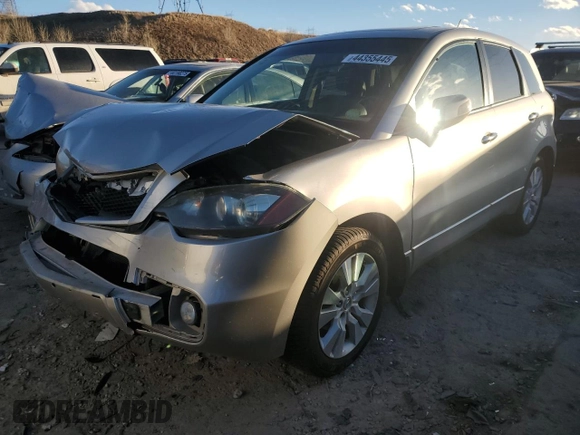2011 Acura RDX with VIN 5J8TB1H2XBA000153, listed as a Copart auction lot 44355445 with 0 mi miles and Salvage Title. Bid and sale history available at carsss.com. Image 1.