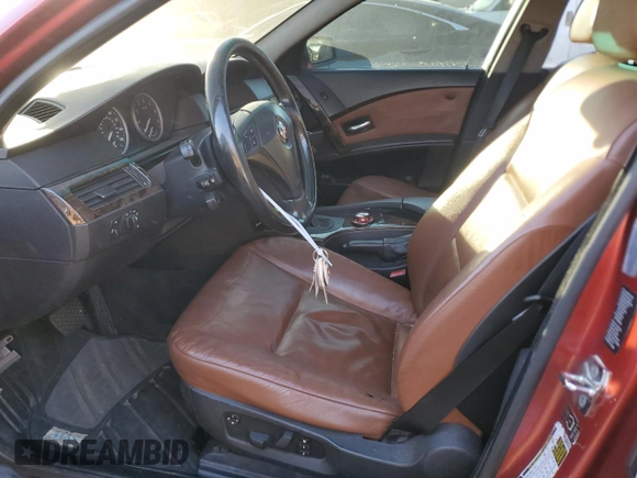 2006 BMW 5 Series 530xi with VIN WBANF73506CG67033, listed as a Copart auction lot 87941065 with Not Provided miles and Salvage Title. Bid and sale history available at DreamBid. Image 7.