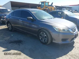 2014 Honda Accord LX z VIN 1HGCR2F3XEA307162, wystawiony jako IAAI lot #42371221 z przebiegiem 144 818 mil mil oraz . Historia ofert i sprzedaży dostępna na DreamBid. Obrazek 1.