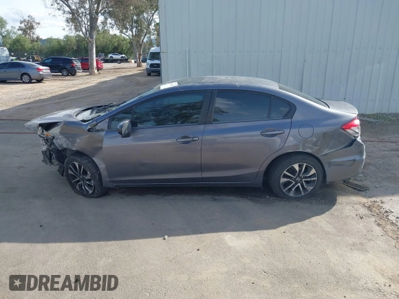 2014 Honda Civic Sedan EX with VIN 19XFB2F80EE268591, listed as a IAAI auction lot 41914223 with 1 mi miles. Bid and sale history available at carsss.com. Image 13.