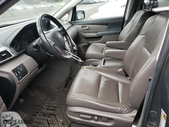 2013 Honda Odyssey EX-L with VIN 5FNRL5H64DB013135, listed as a Copart auction lot 50523995 with 154,952 mi miles and Salvage Title. Bid and sale history available at carsss.com. Image 7.