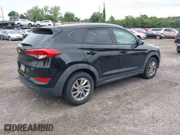 2016 Hyundai Tucson SE z VIN KM8J3CA45GU041303, wystawiony jako IAAI lot #42463591 z przebiegiem 96 516 mil mil oraz . Historia ofert i sprzedaży dostępna na DreamBid. Obrazek 4.