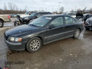 2003 Volvo S60 2.4L with VIN YV1RS61T632284394, listed as a Copart auction lot 89223865 with 204,425 mi miles and Salvage Title. Bid and sale history available at carsss.com. Image 1.