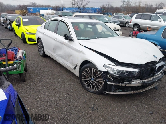 2018 BMW 5 Series 530e xDrive with VIN WBAJB1C50JG624043, listed as a IAAI auction lot 41814687 with 41,301 mi miles and . Bid and sale history available at DreamBid. Image 1.