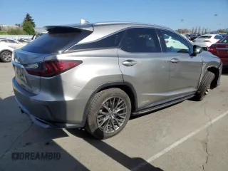 2018 Lexus RX with VIN 2T2BGMCA1JC026321, listed as a Copart auction lot 48385985 with 96,834 mi miles and Salvage Title. Bid and sale history available at carsss.com. Image 3.
