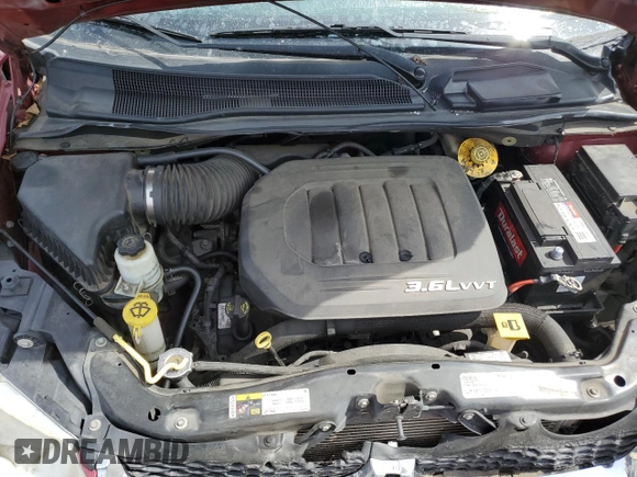 2016 Dodge Grand Caravan SXT with VIN 2C4RDGCG0GR216816, listed as a Copart auction lot 51463045 with 107,831 mi miles and Salvage Title. Bid and sale history available at carsss.com. Image 12.