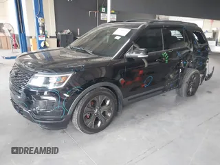 2018 Ford Explorer Sport with VIN 1FM5K8GT8JGB63417, listed as a IAAI auction lot 42580264 with 106,103 mi miles and . Bid and sale history available at DreamBid. Image 21.