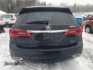 2016 Acura MDX w/Tech with VIN 5FRYD4H47GB017913, listed as a Copart auction lot 44763195 with 133,308 mi miles and Salvage Title. Bid and sale history available at carsss.com. Image 6.