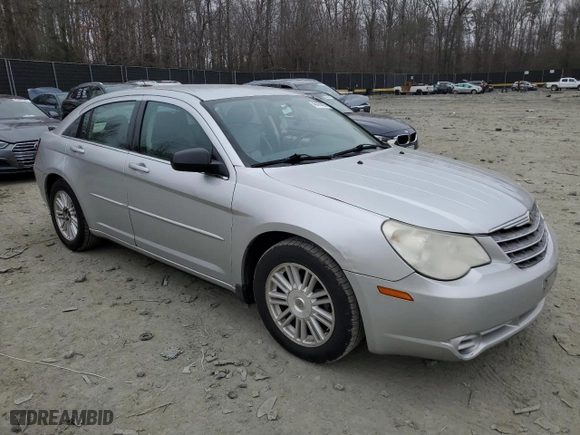 2008 Chrysler Sebring Touring with VIN 1C3LC56R68N264799, listed as a Copart auction lot 46088695 with 137,729 mi miles and Clean Title. Bid and sale history available at carsss.com. Image 4.