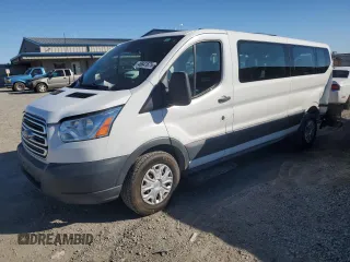 2016 Ford Transit Wagon XL with VIN 1FBZX2ZM5GKA60900, listed as a Copart auction lot 46841675 with 144,821 mi miles and Salvage Title. Bid and sale history available at carsss.com. Image 1.
