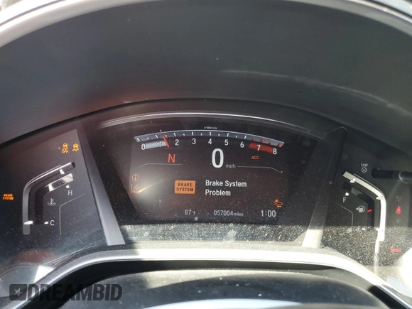 2019 Honda CR-V EX-L with VIN 5J6RW2H85KL001362, listed as a Copart auction lot 52112505 with 57,004 mi miles and Salvage Title. Bid and sale history available at carsss.com. Image 9.