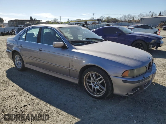 2001 BMW 5 Series 530iA with VIN WBADT63441CF13360, listed as a Copart auction lot 47142045 with 264,206 mi miles and Clean Title. Bid and sale history available at carsss.com. Image 4.