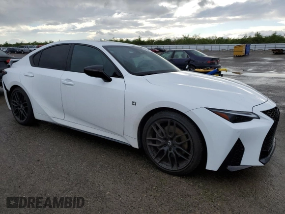 2024 Lexus IS with VIN JTHGZ1B25R5074554, listed as a Copart auction lot 49665205 with 6,978 mi miles and Salvage Title. Bid and sale history available at carsss.com. Image 4.