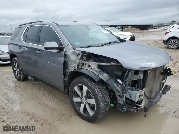 2021 Chevrolet Traverse LT Leather with VIN 1GNERHKW2MJ163235, listed as a Copart auction lot 44774865 with 72,039 mi miles and Salvage Title. Bid and sale history available at carsss.com. Image 4.