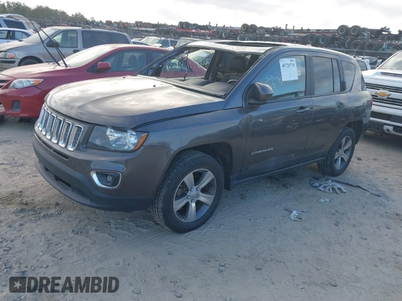2017 Jeep Compass Latitude with VIN 1C4NJDEB6HD137257, listed as a IAAI auction lot 40720719 with 88,701 mi miles and . Bid and sale history available at DreamBid. Image 2.