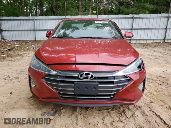 2019 Hyundai Elantra SE with VIN 5NPD74LF3KH468203, listed as a Copart auction lot 53043005 with 99,398 mi miles and Salvage Title. Bid and sale history available at DreamBid. Image 5.