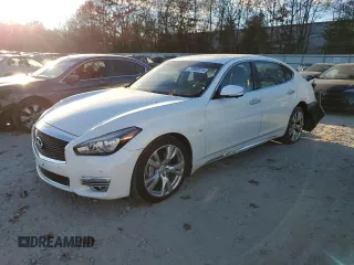 2017 Infiniti Q70L 3.7 with VIN JN1BY1PR3HM210420, listed as a Copart auction lot 79985514 with 72,214 mi miles and Salvage Title. Bid and sale history available at carsss.com. Image 1.