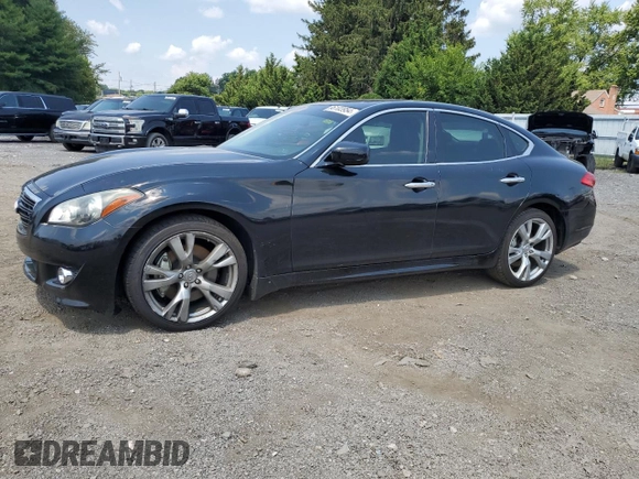 2011 Infiniti M with VIN JN1BY1AP3BM321578, listed as a Copart auction lot 66103954 with Not Provided miles and Salvage Title. Bid and sale history available at DreamBid. Image 1.
