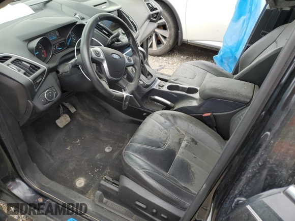 2013 Ford Escape Titanium with VIN 1FMCU9J95DUD63326, listed as a Copart auction lot 54675385 with 76,339 mi miles and Salvage title. Bid and sale history available at DreamBid. Image 7.