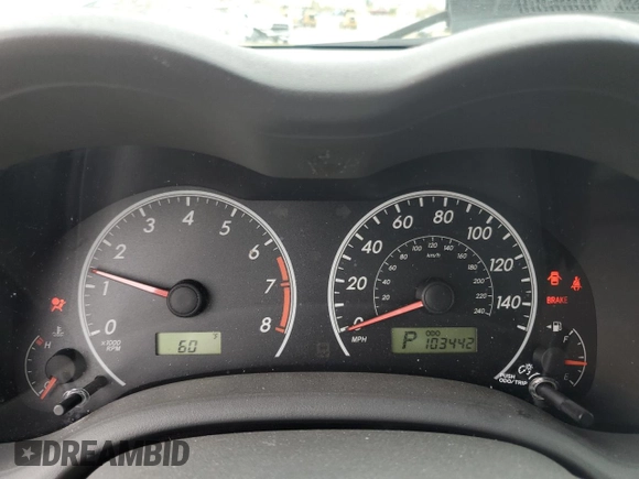 2010 Toyota Corolla with VIN 1NXBU4EE8AZ330936, listed as a Copart auction lot 50278505 with 103,442 mi miles and Salvage Title. Bid and sale history available at carsss.com. Image 9.