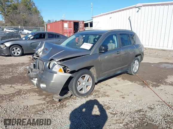 2007 Jeep Compass Sport with VIN 1J8FT47087D363592, listed as a IAAI auction lot 41391452 with 145,833 mi miles. Bid and sale history available at carsss.com. Image 2.