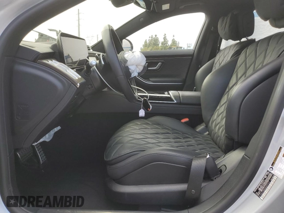 2022 Mercedes-Benz S 580 with VIN W1K6G7GB4NA097913, listed as a Copart auction lot 54534295 with Not Provided miles and Salvage Title. Bid and sale history available at DreamBid. Image 7.