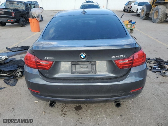 2017 BMW 4 Series 440i xDrive with VIN WBA4E5C30HG189559, listed as a Copart auction lot 81781494 with 0 mi miles and Salvage Title. Bid and sale history available at carsss.com. Image 6.