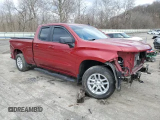 2021 Chevrolet Silverado 1500 LT with VIN 1GCRYDED5MZ139626, listed as a Copart auction lot 44760205 with 79,477 mi miles and Salvage Title. Bid and sale history available at DreamBid. Image 4.