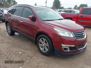 2016 Chevrolet Traverse LT z VIN 1GNKRHKD5GJ213065, wystawiony jako IAAI lot #41488144 z przebiegiem 146 625 mil mil oraz . Historia ofert i sprzedaży dostępna na DreamBid. Obrazek 1.