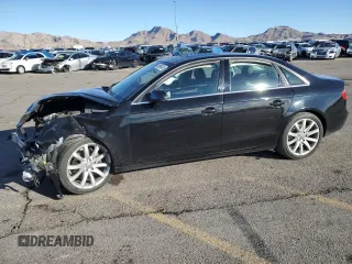 2013 Audi A4 Premium Plus with VIN WAUFFAFL3DN047030, listed as a Copart auction lot 80954034 with 0 mi miles and Salvage Title. Bid and sale history available at carsss.com. Image 1.