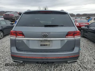 2022 Volkswagen Atlas SE with VIN 1V2WR2CA4NC502532, listed as a Copart auction lot 44407155 with 67,394 mi miles and Salvage title. Bid and sale history available at DreamBid. Image 6.