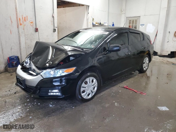 2012 Honda Insight LX with VIN JHMZE2H59CS002986, listed as a Copart auction lot 80154854 with 86,021 mi miles and Salvage Title. Bid and sale history available at carsss.com. Image 1.