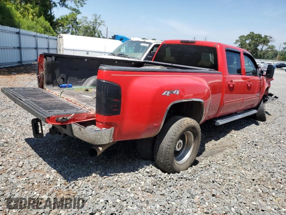 2014 Chevrolet Silverado 3500HD LTZ with VIN 1GC4K1C89EF124811, listed as a Copart auction lot 65999634 with 186,596 mi miles and Salvage Title. Bid and sale history available at carsss.com. Image 4.