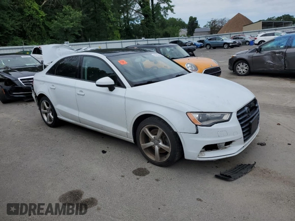2015 Audi A3 1.8T Premium with VIN WAUACGFF3F1128748, listed as a Copart auction lot 57905583 with 136,682 mi miles. Bid and sale history available at carsss.com. Image 4.