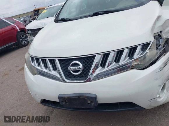 2009 Nissan Murano S with VIN JN8AZ18UX9W105618, listed as a IAAI auction lot 42028450 with 80,177 mi miles. Bid and sale history available at carsss.com. Image 12.
