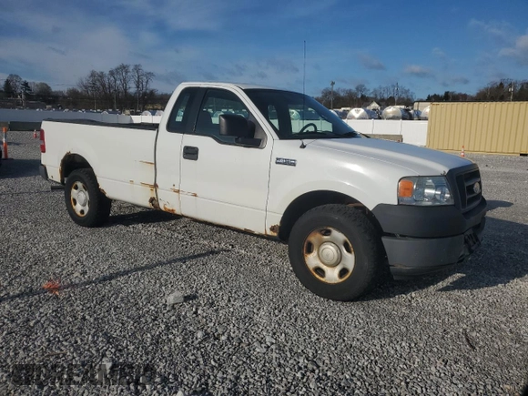 2005 Ford F-150 XL with VIN 1FTRF12235NC03999, listed as a Copart auction lot 50401075 with 73,074 mi miles and Clean Title. Bid and sale history available at carsss.com. Image 4.