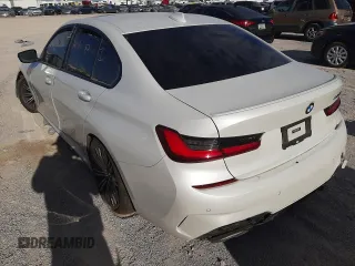 2020 BMW 3 Series M340i with VIN WBA5U7C00LFH31687, listed as a Copart auction lot 59949522 with Not Provided miles. Bid and sale history available at carsss.com. Image 3.