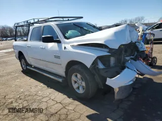 2018 Ram 1500 SLT with VIN 1C6RR7LG3JS272828, listed as a Copart auction lot 46913545 with 161,878 mi miles and Salvage Title. Bid and sale history available at carsss.com. Image 4.