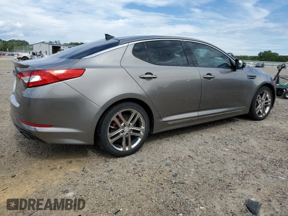 2013 Kia Optima SX with VIN 5XXGR4A6XDG136042, listed as a Copart auction lot 63220755 with 80,709 mi miles and Salvage title. Bid and sale history available at DreamBid. Image 3.