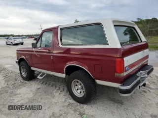 1990 Ford Bronco Custom with VIN 1FMEU15H2LLA70449, listed as a Copart auction lot 77953604 with 12,519 mi miles and Salvage Title. Bid and sale history available at carsss.com. Image 2.